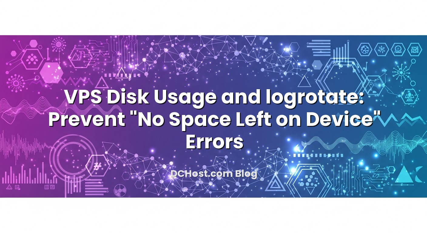 Informative image about VPS Disk Usage and logrotate: Prevent “No Space Left on Device” Errors