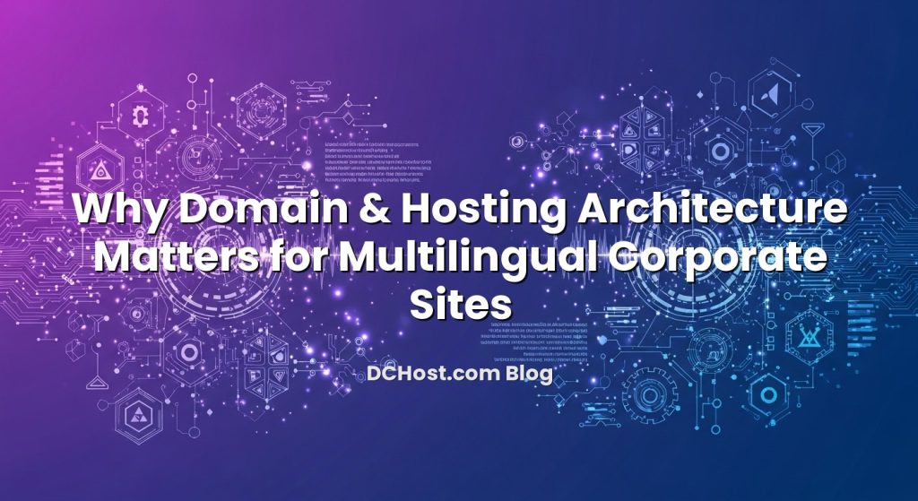 Why Domain & Hosting Architecture Matters for Multilingual Corporate Sites