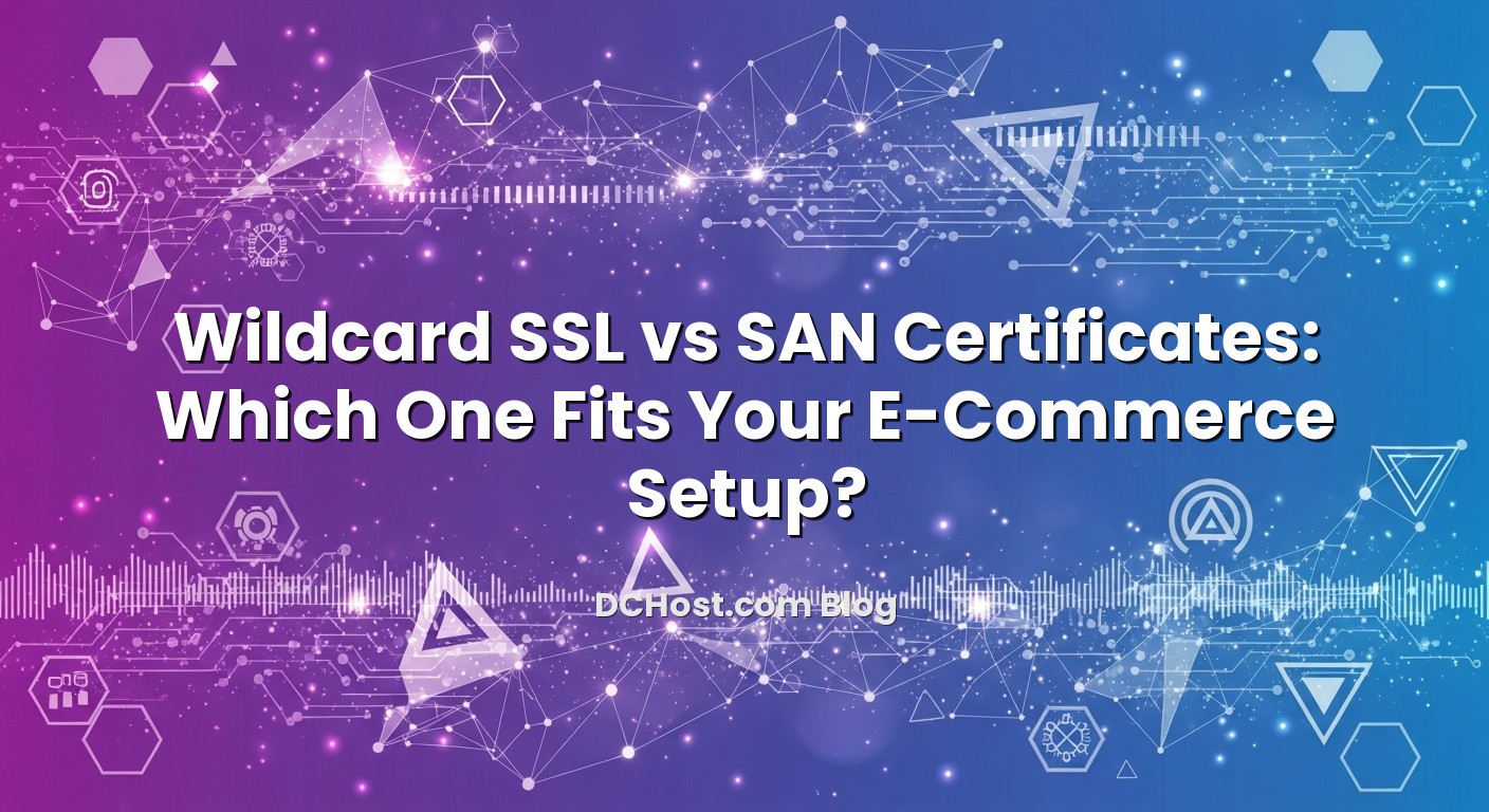 Featured image for Wildcard SSL vs SAN Certificates: Which One Fits Your E‑Commerce Setup? article