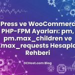WordPress ve WooCommerce İçin PHP-FPM Ayarları: pm, pm.max_children ve pm.max_requests Hesaplama Rehberi