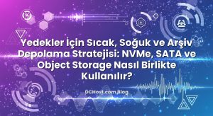 Yedekler İçin Sıcak, Soğuk ve Arşiv Depolama Stratejisi: NVMe, SATA ve Object Storage Nasıl Birlikte Kullanılır?