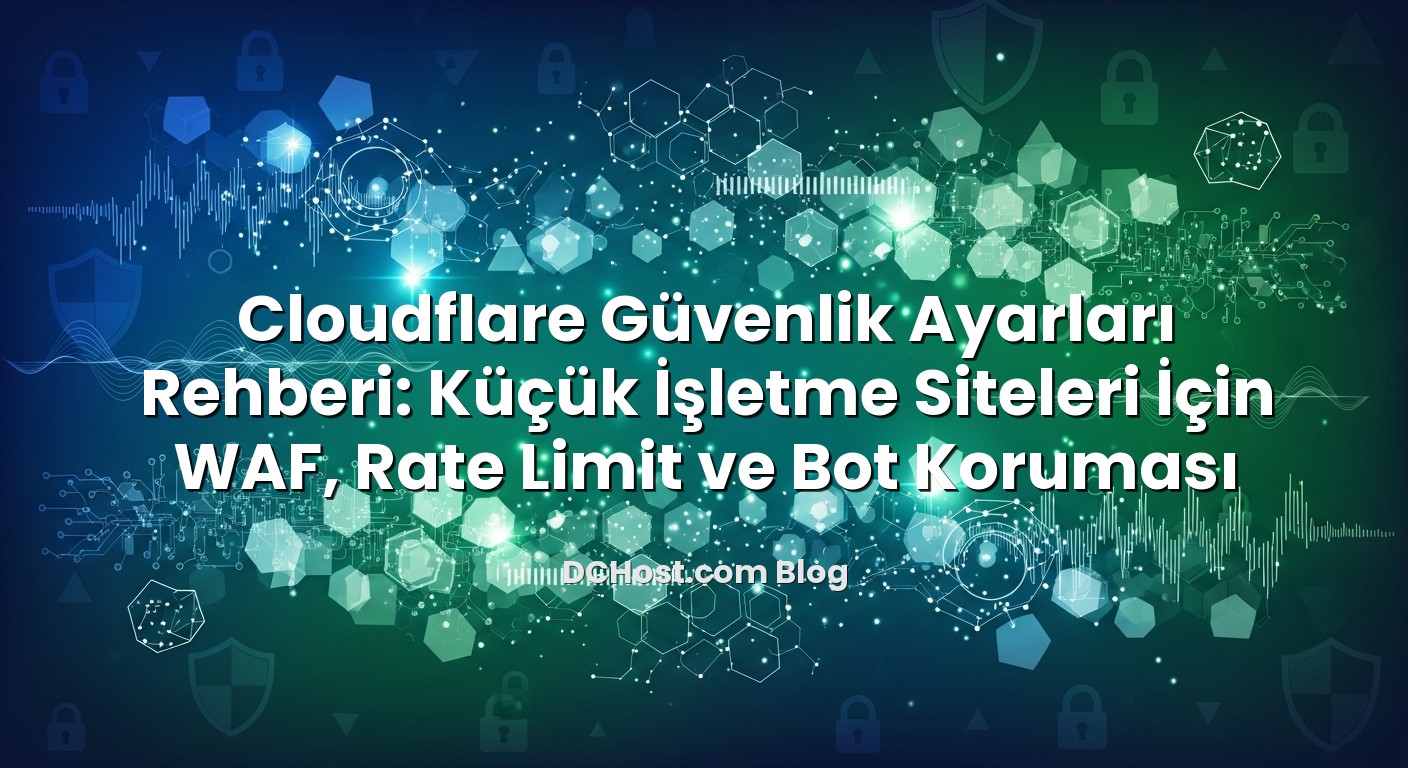Cloudflare Güvenlik Ayarları Rehberi: Küçük İşletme Siteleri İçin WAF, Rate Limit ve Bot Koruması konusunu açı...