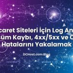 E‑Ticaret Siteleri İçin Log Analizi: Dönüşüm Kaybı, 4xx/5xx ve Ödeme Hatalarını Yakalamak