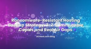 Ransomware‑Resistant Hosting Backup Strategy: 3‑2‑1, Immutable Copies and Real Air Gaps