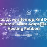 robots.txt ve sitemap.xml Doğru Kurulumu: Adım Adım SEO ve Hosting Rehberi