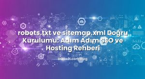 robots.txt ve sitemap.xml Doğru Kurulumu: Adım Adım SEO ve Hosting Rehberi