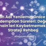 Alan Adı Yenileme, Grace ve Redemption Süreleri: Değerli Domain’leri Kaybetmemek İçin Strateji Rehberi