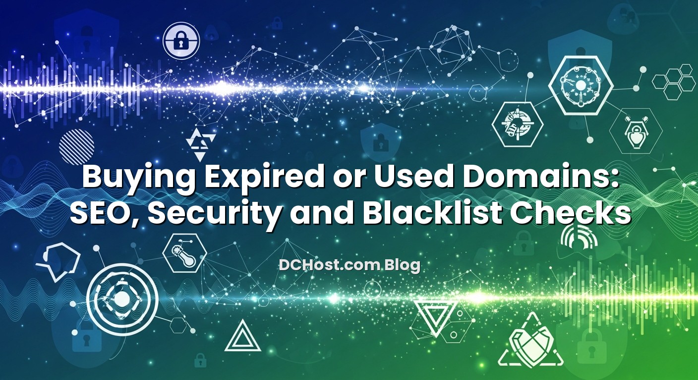 Visual representation of Buying Expired or Used Domains: SEO, Security and Blacklist Checks