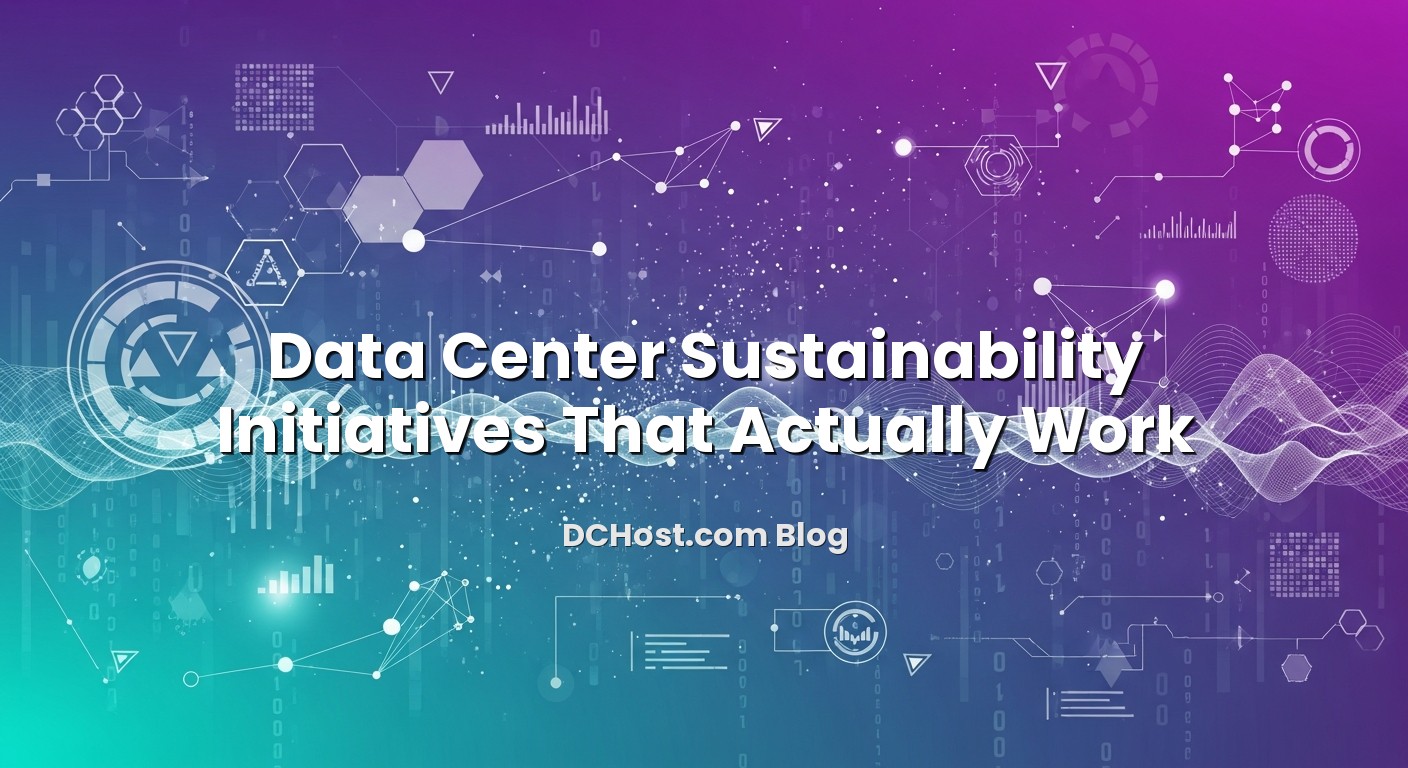 Visual representation of Data Center Sustainability Initiatives That Actually Work