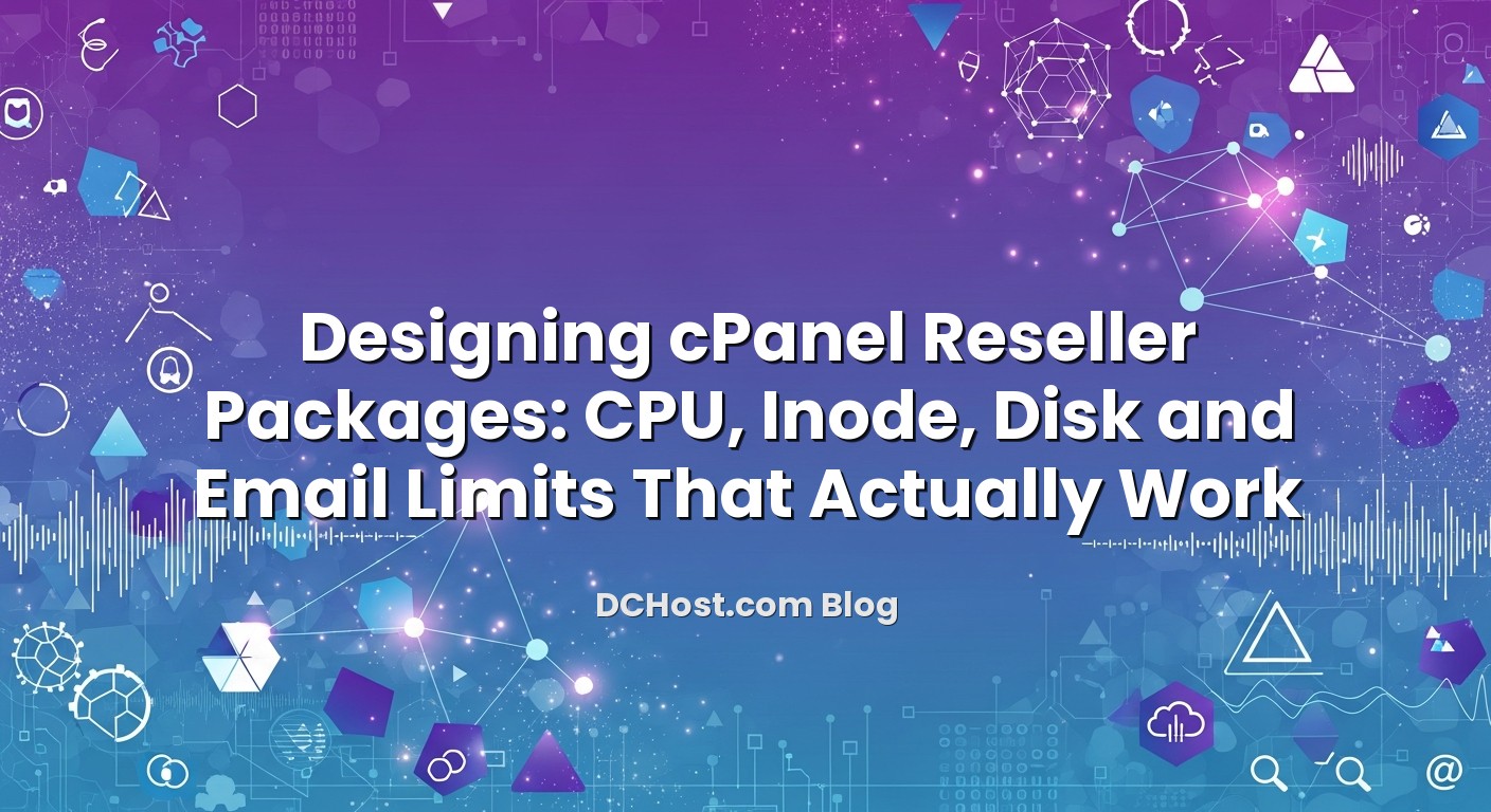 Informative image about Designing cPanel Reseller Packages: CPU, Inode, Disk and Email Limits That Actually Work