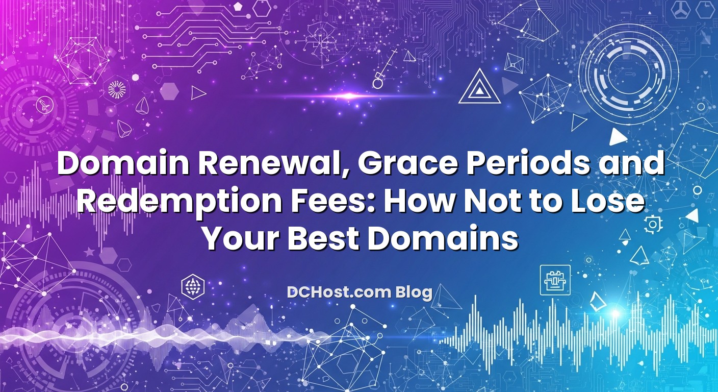 Featured image for Domain Renewal, Grace Periods and Redemption Fees: How Not to Lose Your Best Domains article