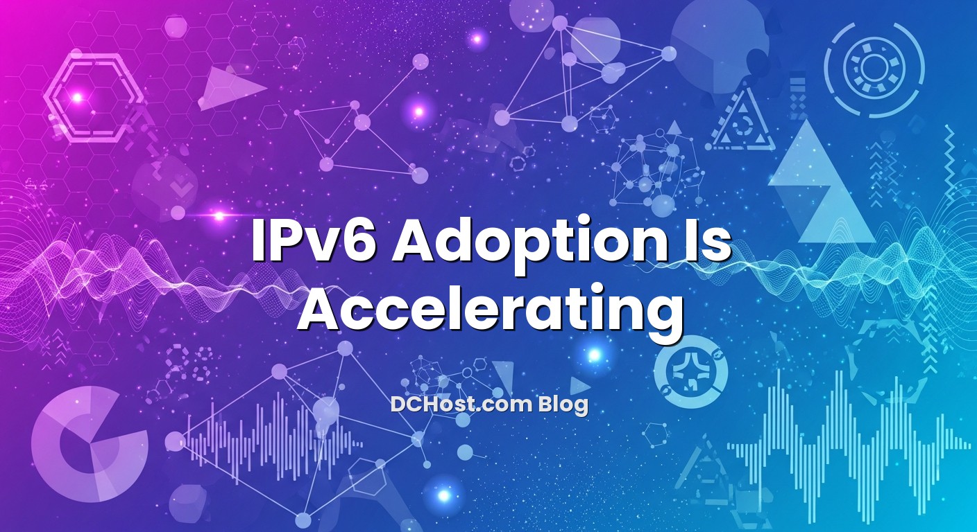 Infographic explaining IPv6 Adoption Is Accelerating