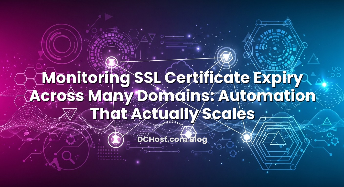 Featured image for Monitoring SSL Certificate Expiry Across Many Domains: Automation That Actually Scales article