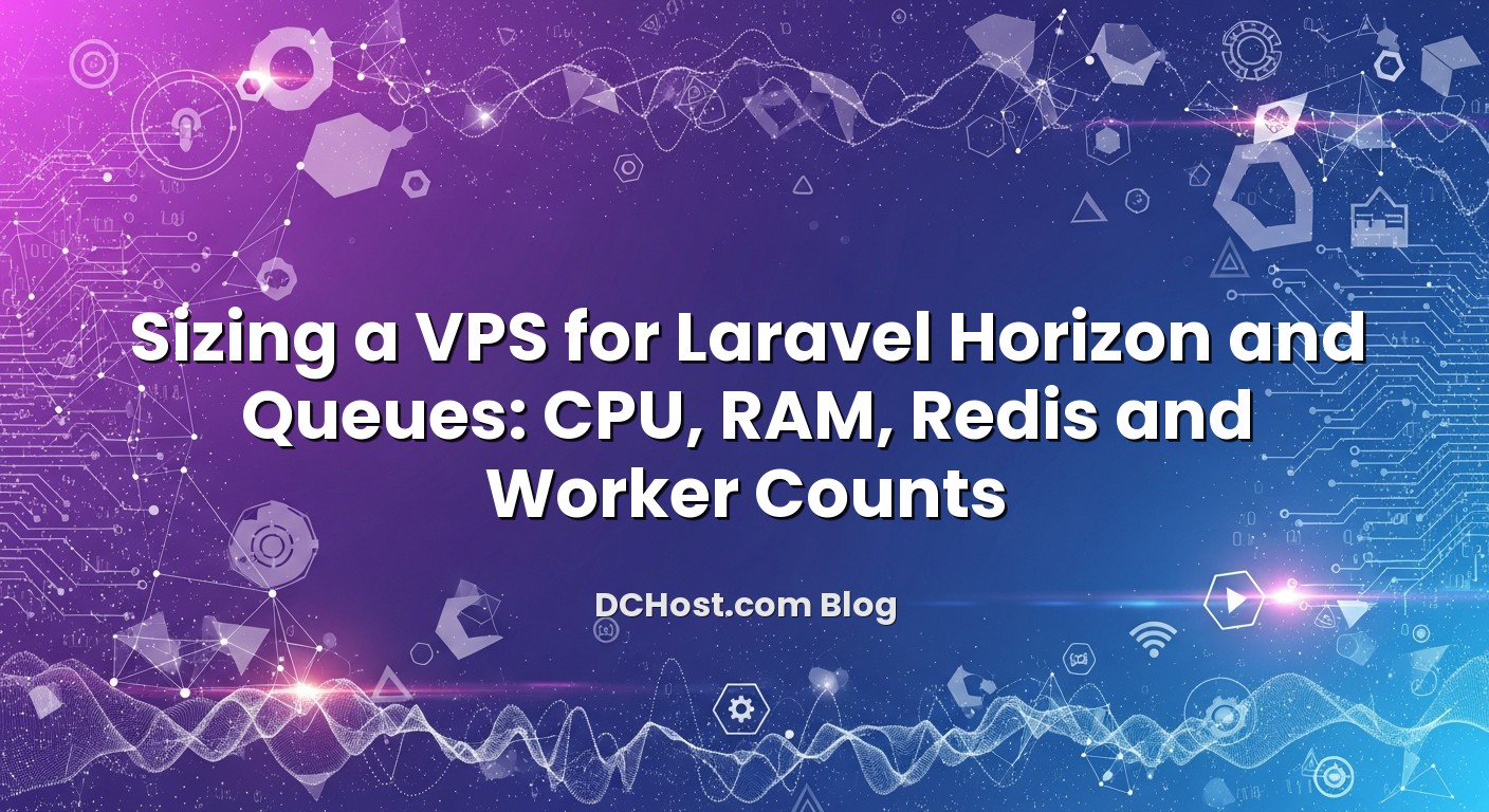 Informative image about Sizing a VPS for Laravel Horizon and Queues: CPU, RAM, Redis and Worker Counts