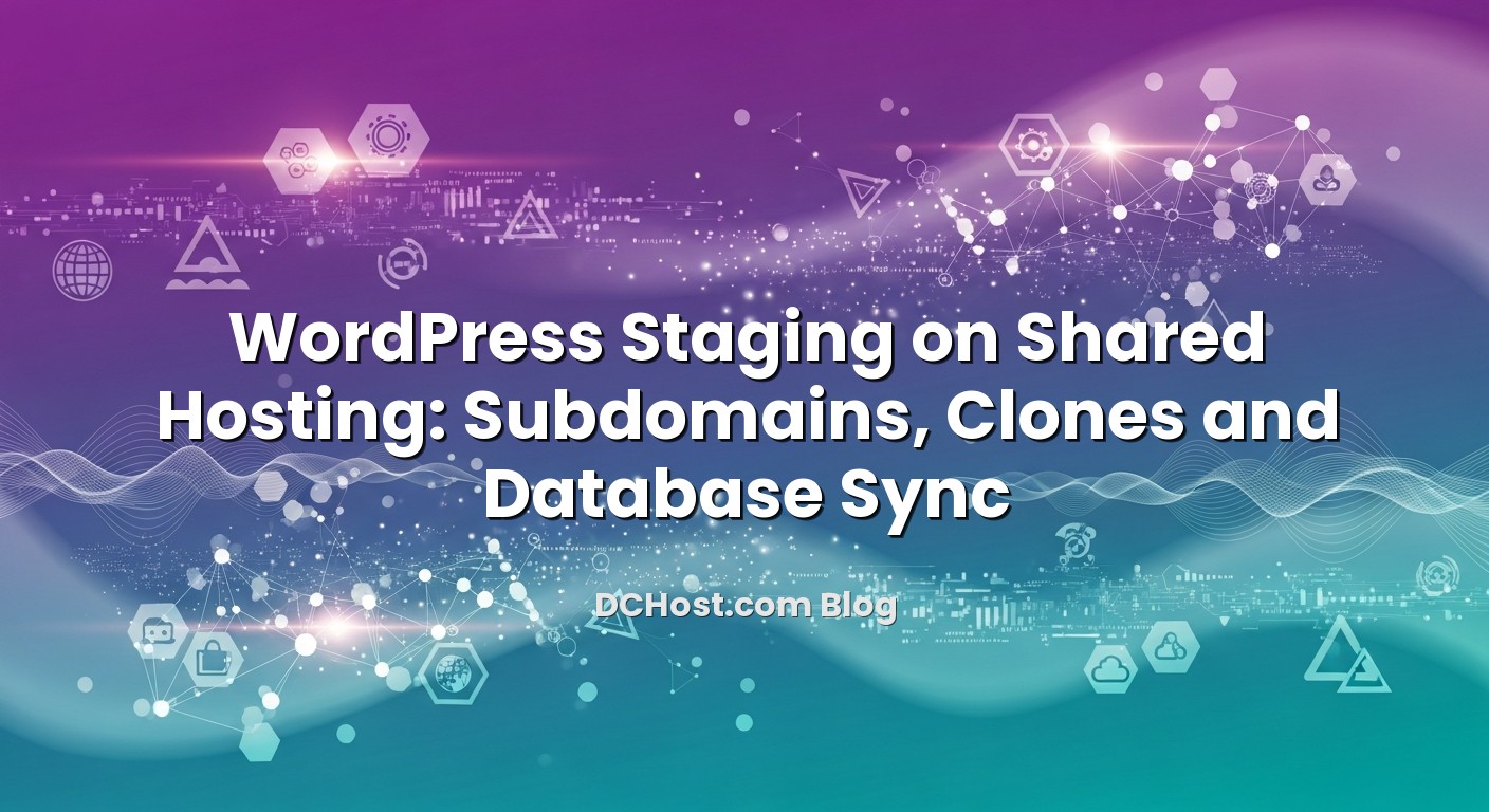 Featured image for WordPress Staging on Shared Hosting: Subdomains, Clones and Database Sync article