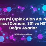 www mi Çıplak Alan Adı mı? Canonical Domain, 301 ve HSTS için Doğru Ayarlar hakkında bilgilendirici görsel