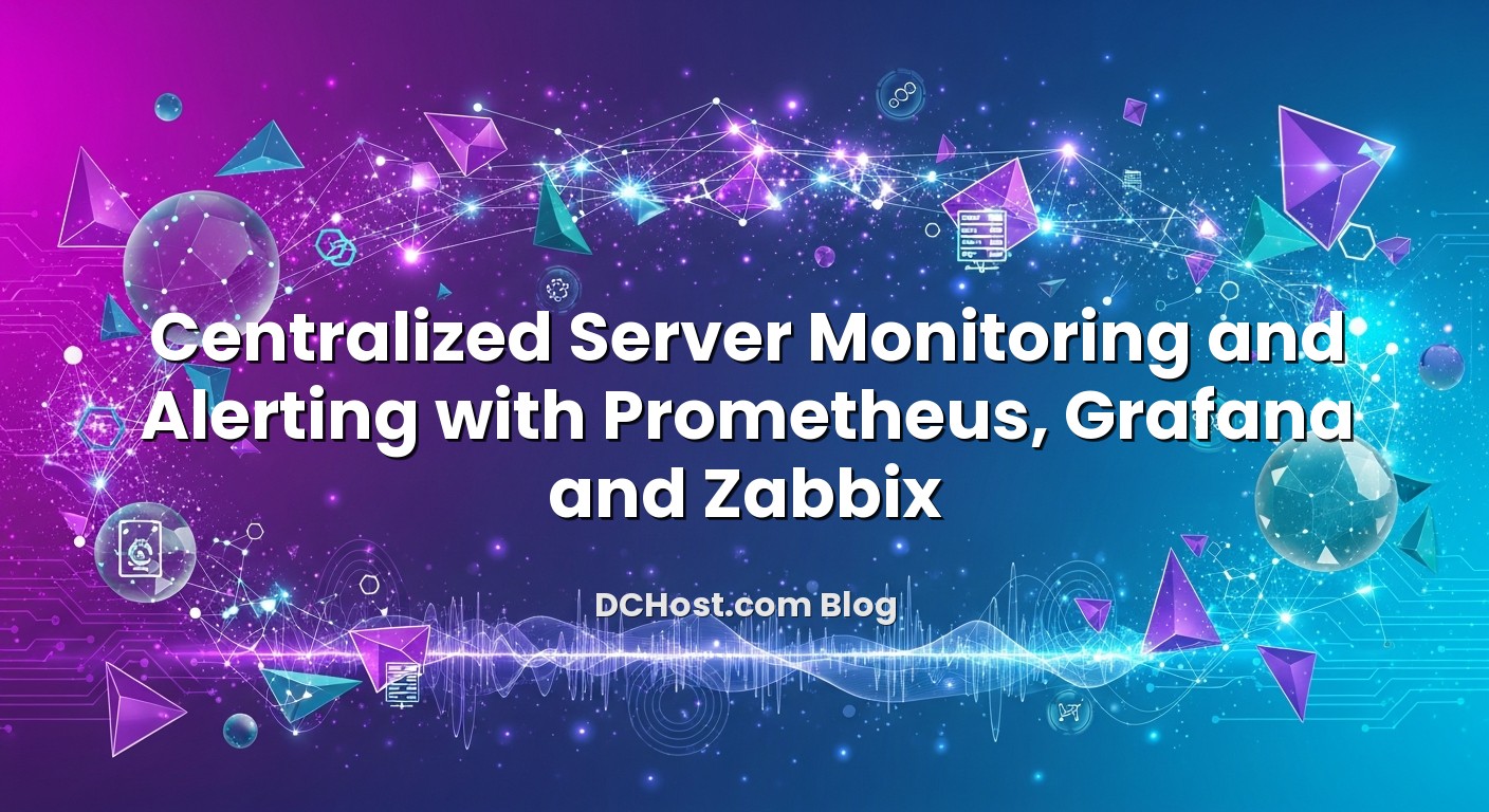 Informative image about Centralized Server Monitoring and Alerting with Prometheus, Grafana and Zabbix