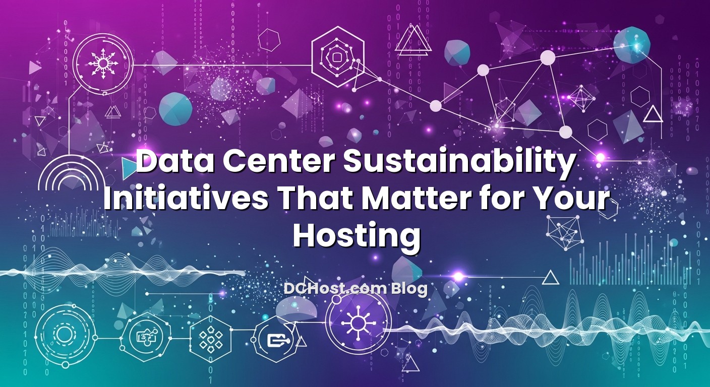 Featured image for Data Center Sustainability Initiatives That Matter for Your Hosting article