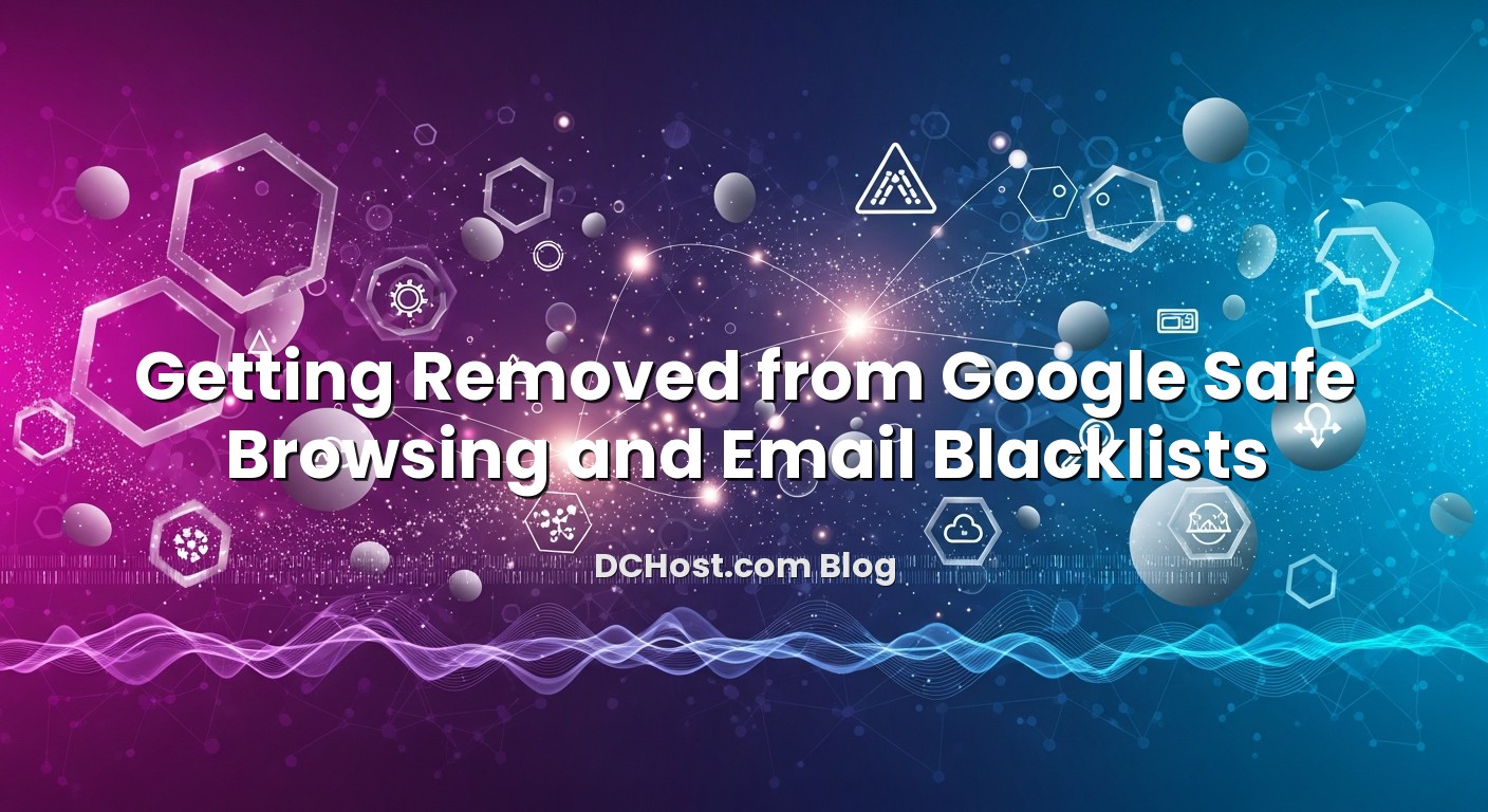 Illustration depicting Getting Removed from Google Safe Browsing and Email Blacklists concept