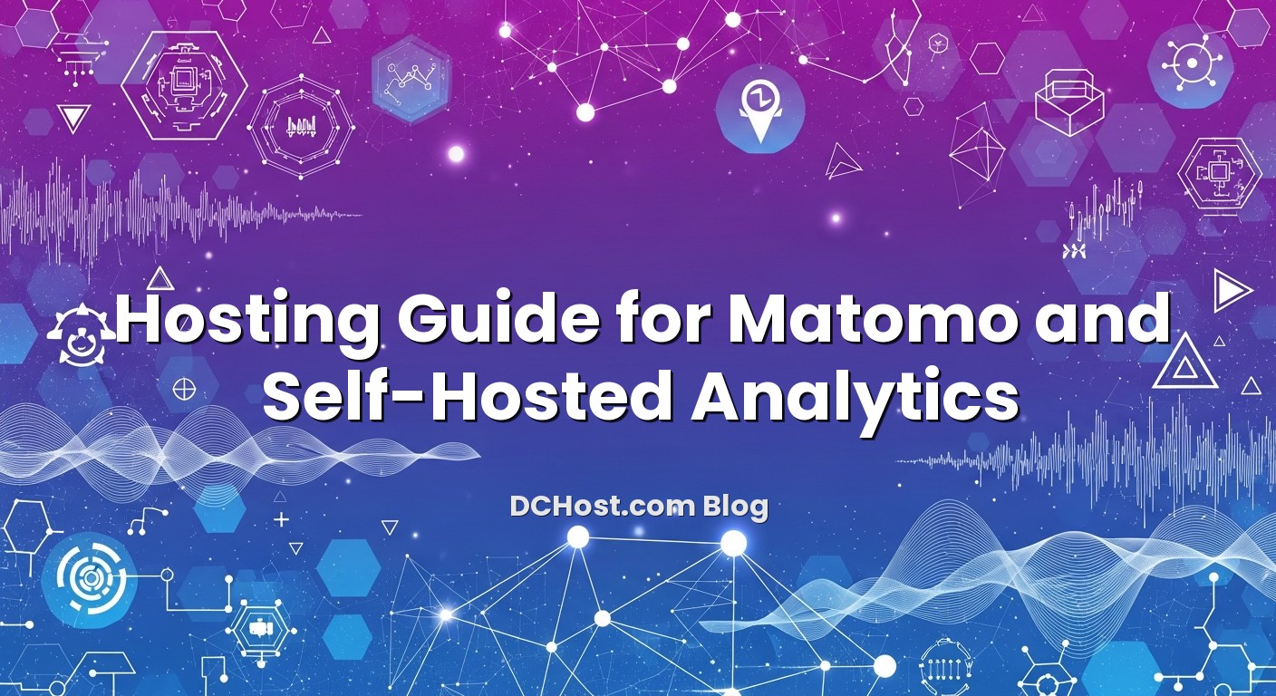 Infographic explaining Hosting Guide for Matomo and Self‑Hosted Analytics