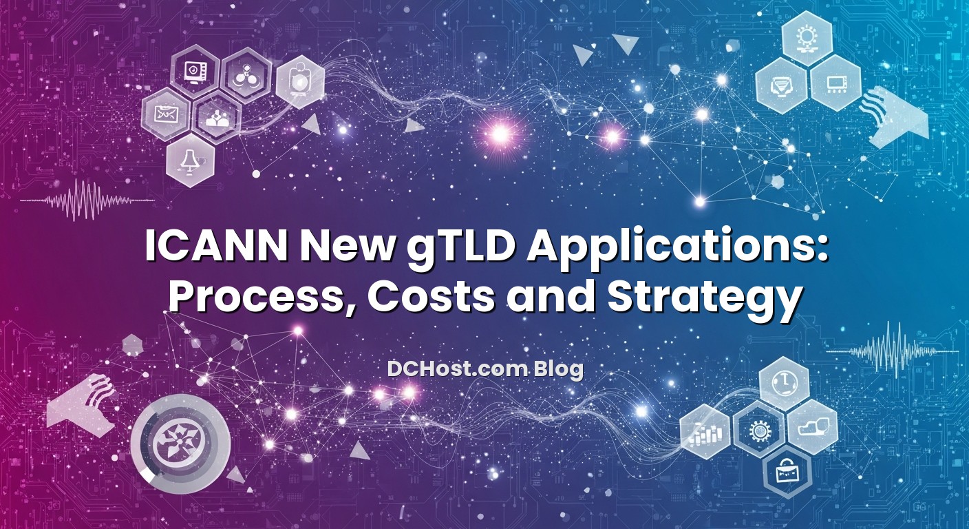 Visual representation of ICANN New gTLD Applications: Process, Costs and Strategy