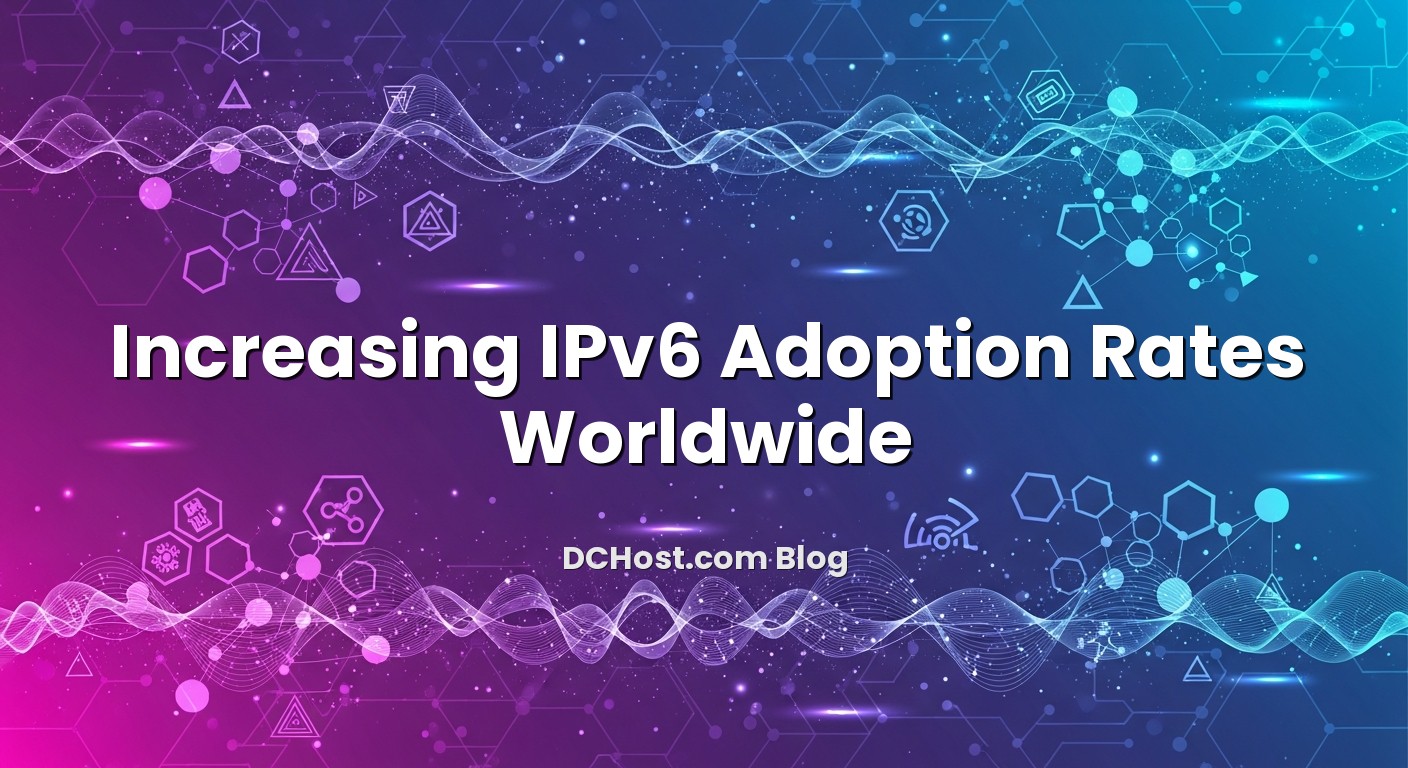 Visual representation of Increasing IPv6 Adoption Rates Worldwide