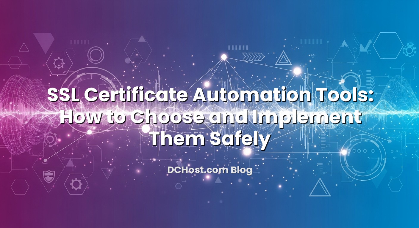 Informative image about SSL Certificate Automation Tools: How to Choose and Implement Them Safely