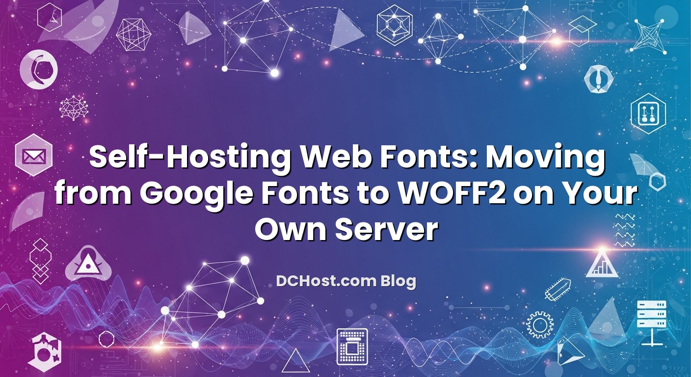 Featured image for Self‑Hosting Web Fonts: Moving from Google Fonts to WOFF2 on Your Own Server article