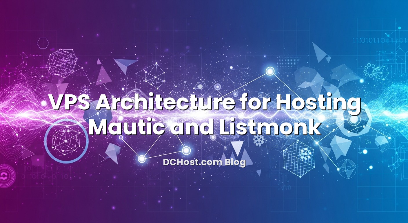 Visual representation of VPS Architecture for Hosting Mautic and Listmonk