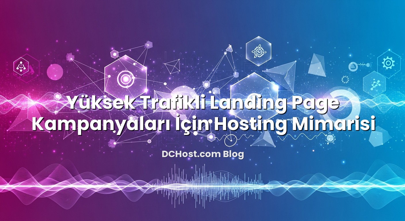 Yüksek Trafikli Landing Page Kampanyaları İçin Hosting Mimarisi için hazırlanmış açıklayıcı görsel