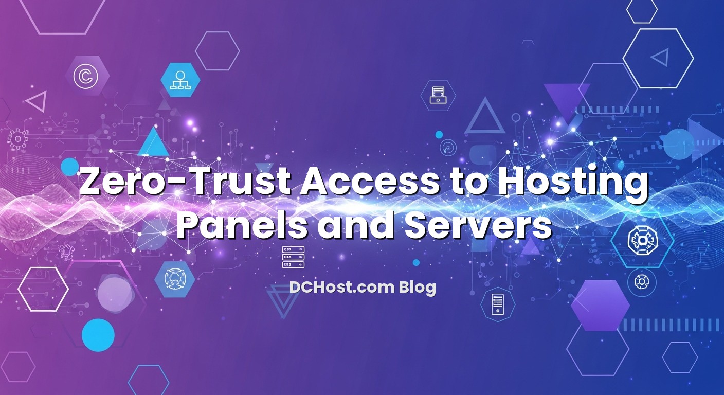 Featured image for Zero‑Trust Access to Hosting Panels and Servers article