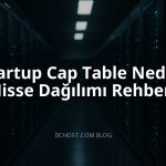 Startup Cap Table Nedir? Hisse Dağılımı Rehberi